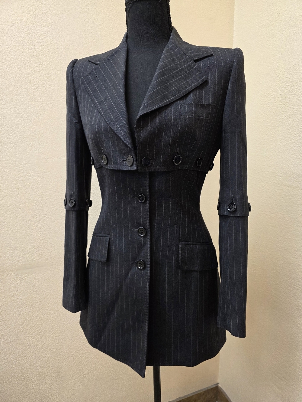Dolce Gabbana Button Jacket Suit Set Multi Wear